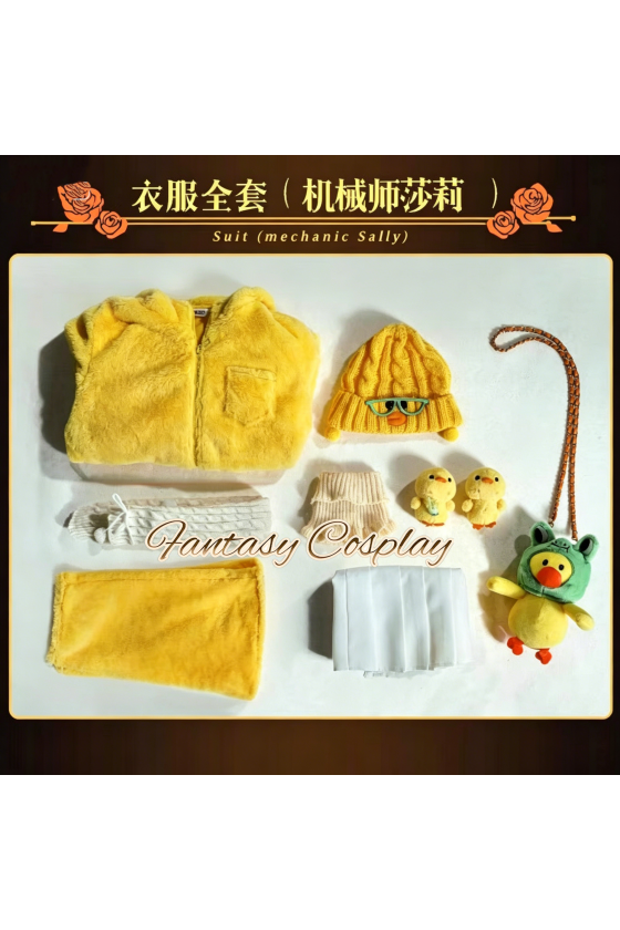 Identity V Mechanic Collaboration LINE FRIENDS SALLY Cosplay Costume